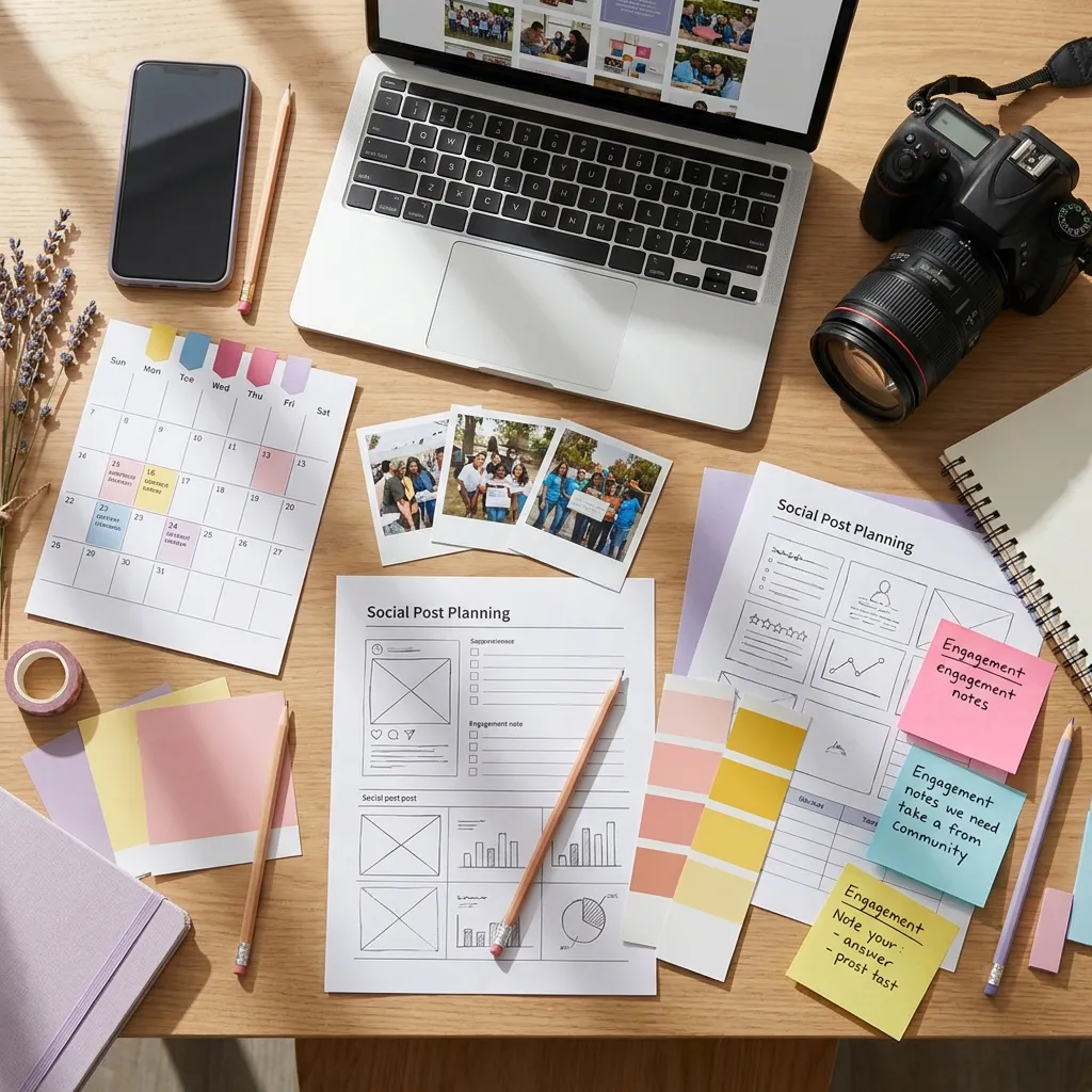 Nonprofit social media strategy and community engagement