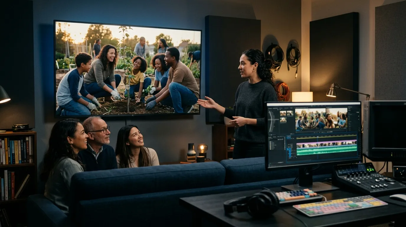 Nonprofit video production and editing for fundraising campaigns