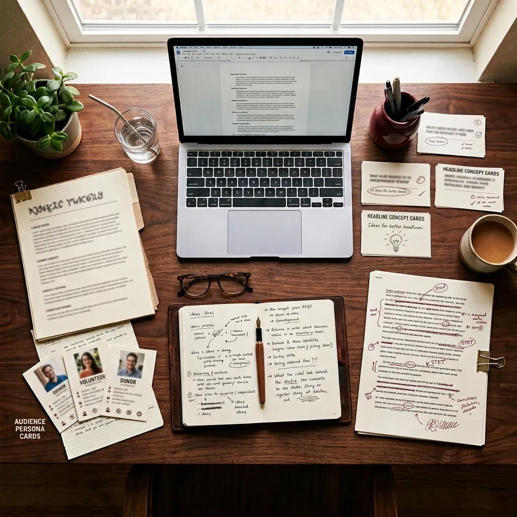 Professional copywriting services for nonprofit organizations