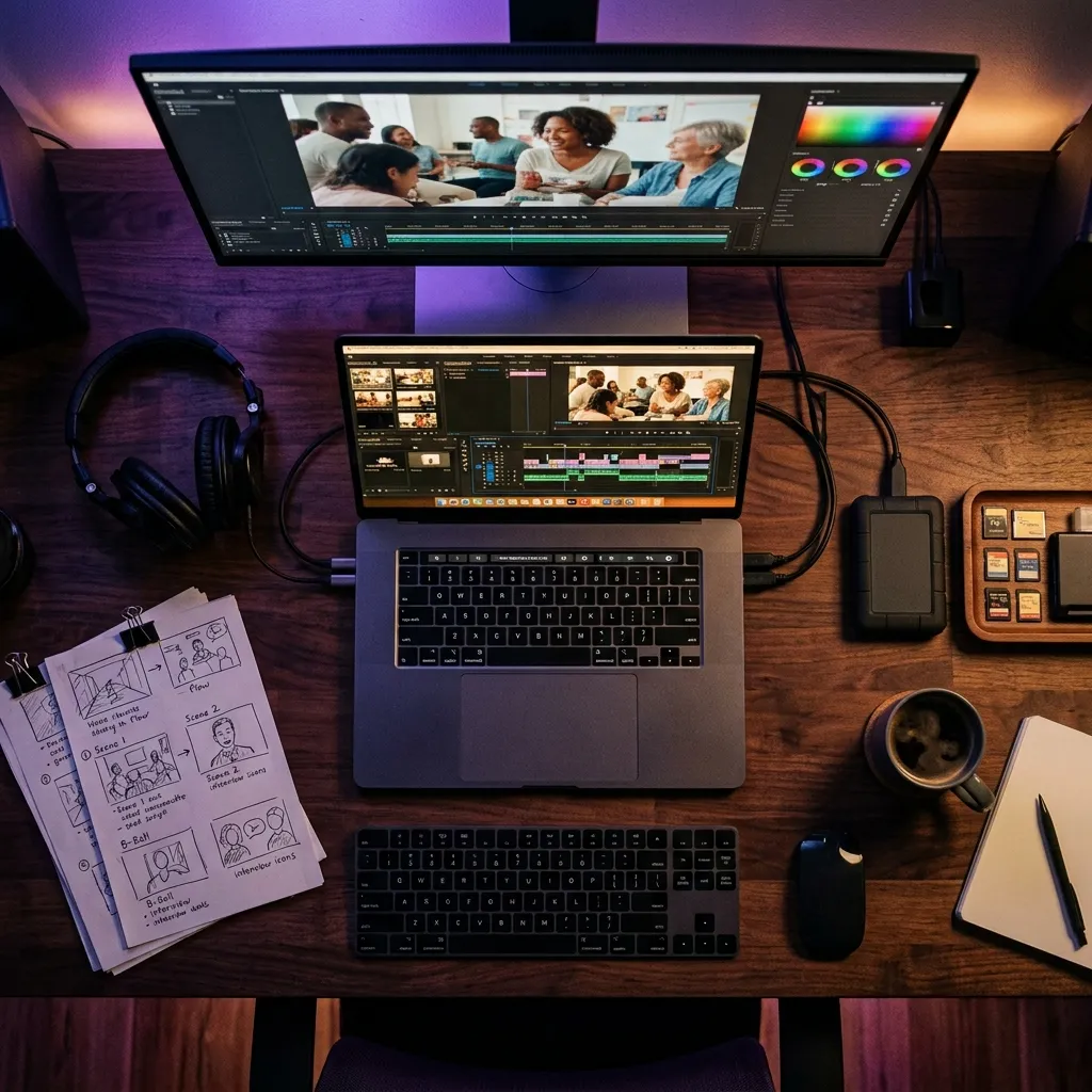 Professional nonprofit video editing and post-production services